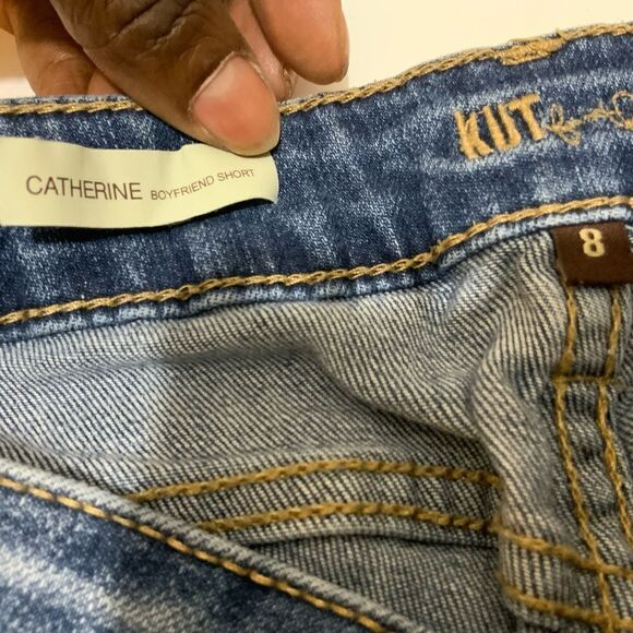 Kut from the Kloth Catherine Boyfriend Shorts Size 8 - Picture 8 of 10